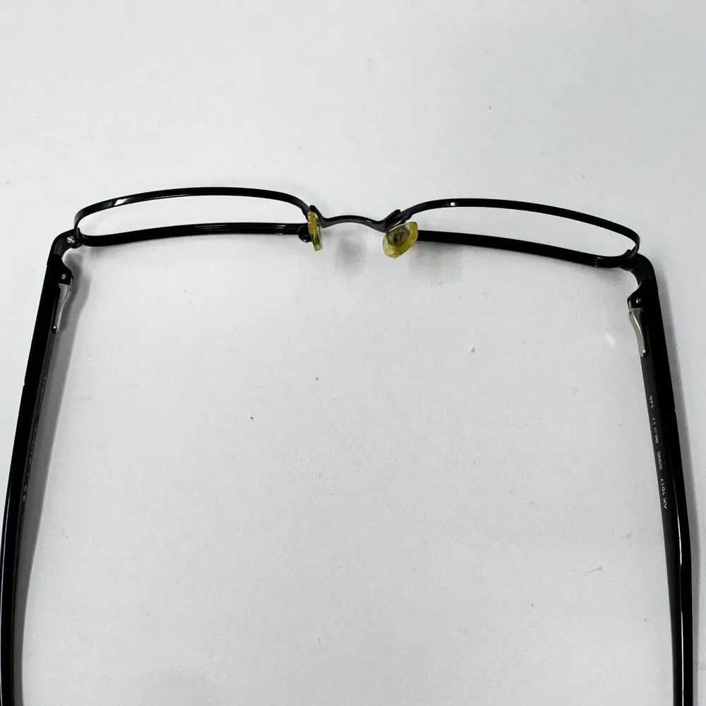 Armani Exchange AX1017 6000 Black Rectangular Eyeglass Frames 56-17-145